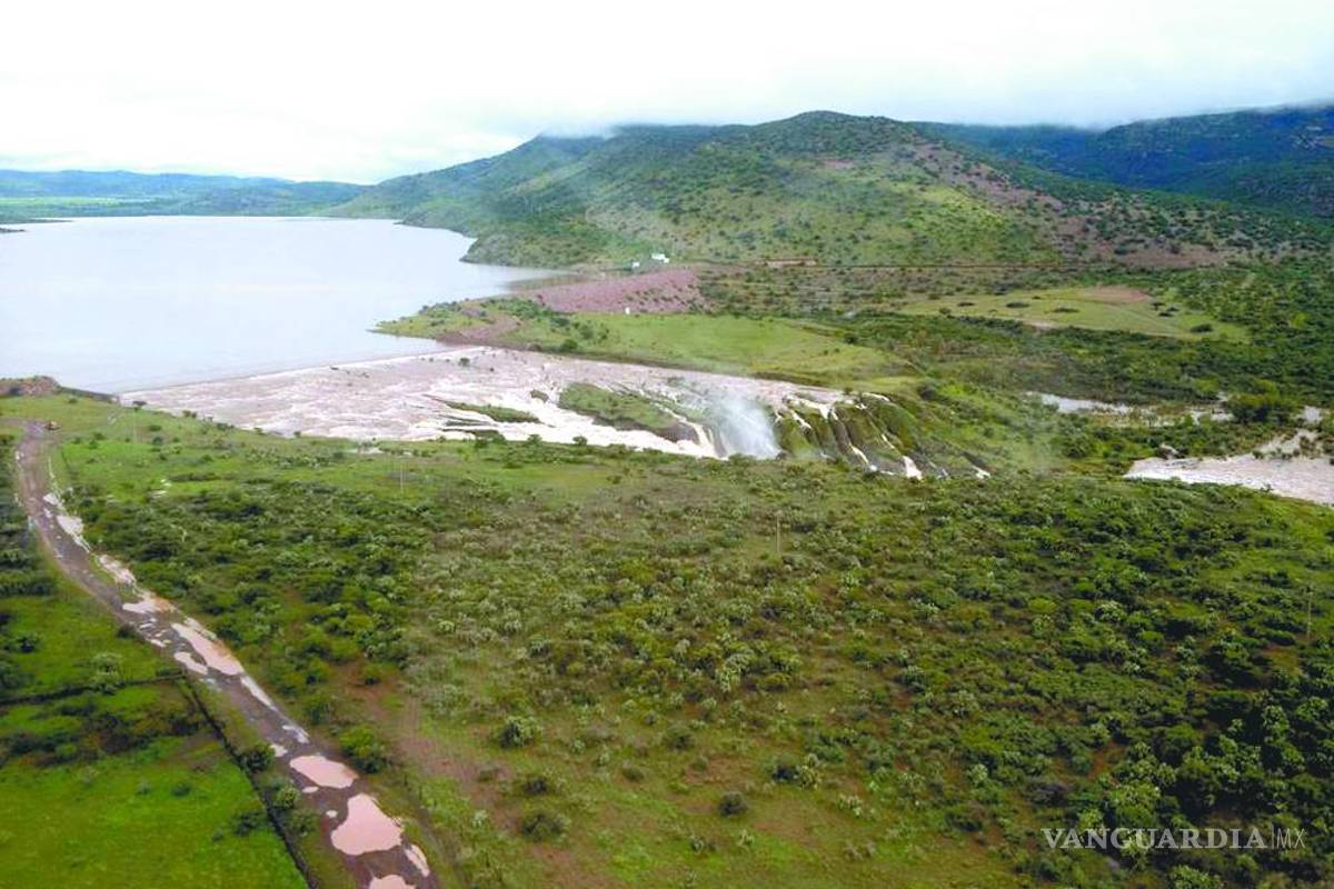 $!La presa La Fragua reporta el 41 por ciento de su capacidad.