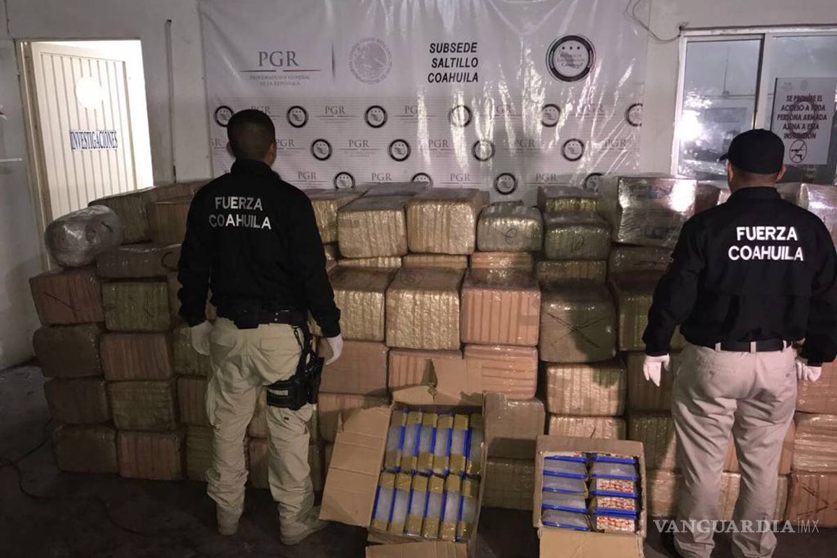 Al alza decomisos de droga