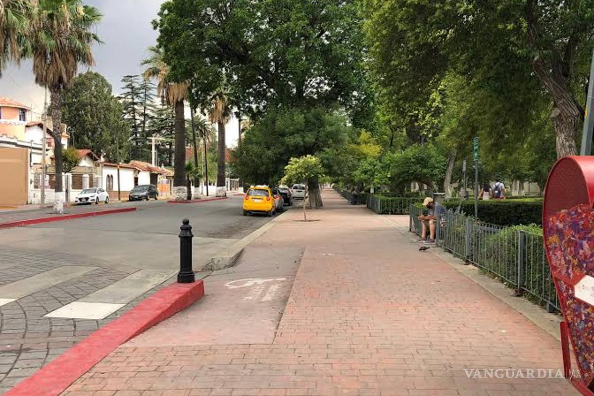 $!Centro de Saltillo sin mucha afluencia en primer domingo de reactivación