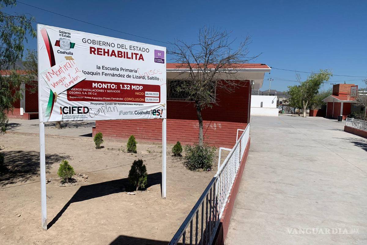 Con amenazas, padres de familia logran que la Sedu contrate intendente en escuela de Saltillo