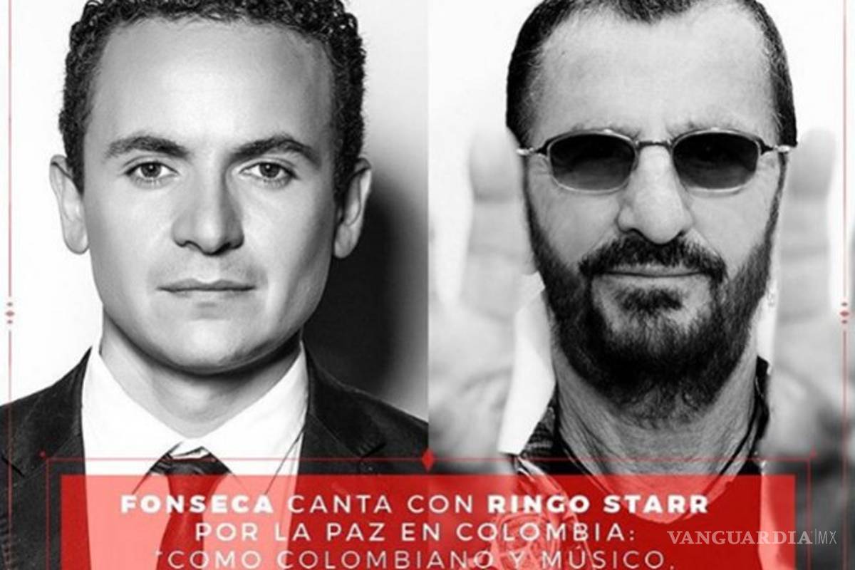 Fonseca y Ringo Star cantan por la paz en Colombia