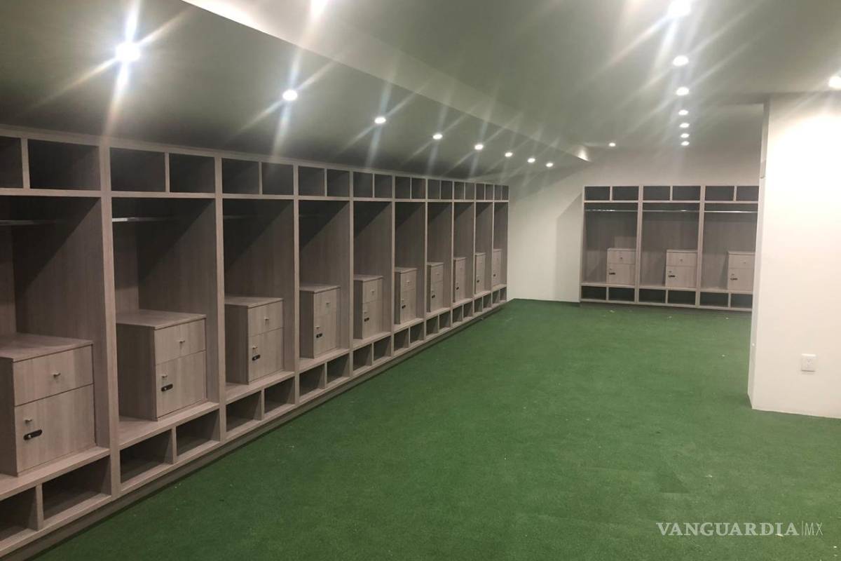 Saraperos de Saltillo estrenan vestidores para la próxima Temporada