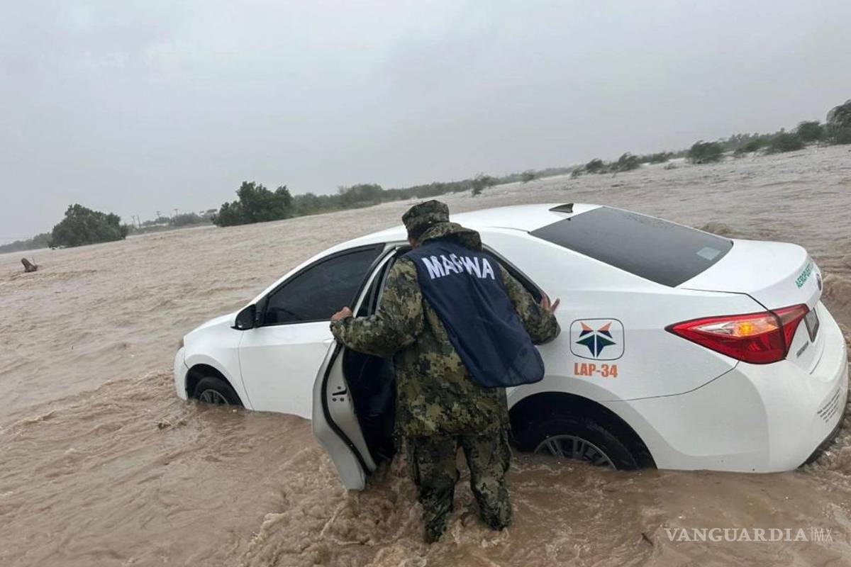 Activan Plan Marina de auxilio en Sonora y Sinaloa por ‘Norma’