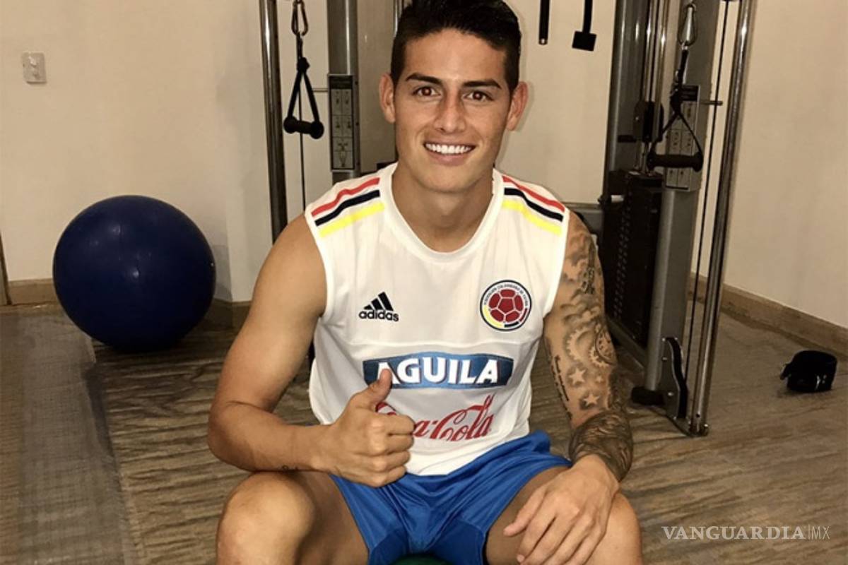 James se une a concentración de Colombia rumbo a Rusia