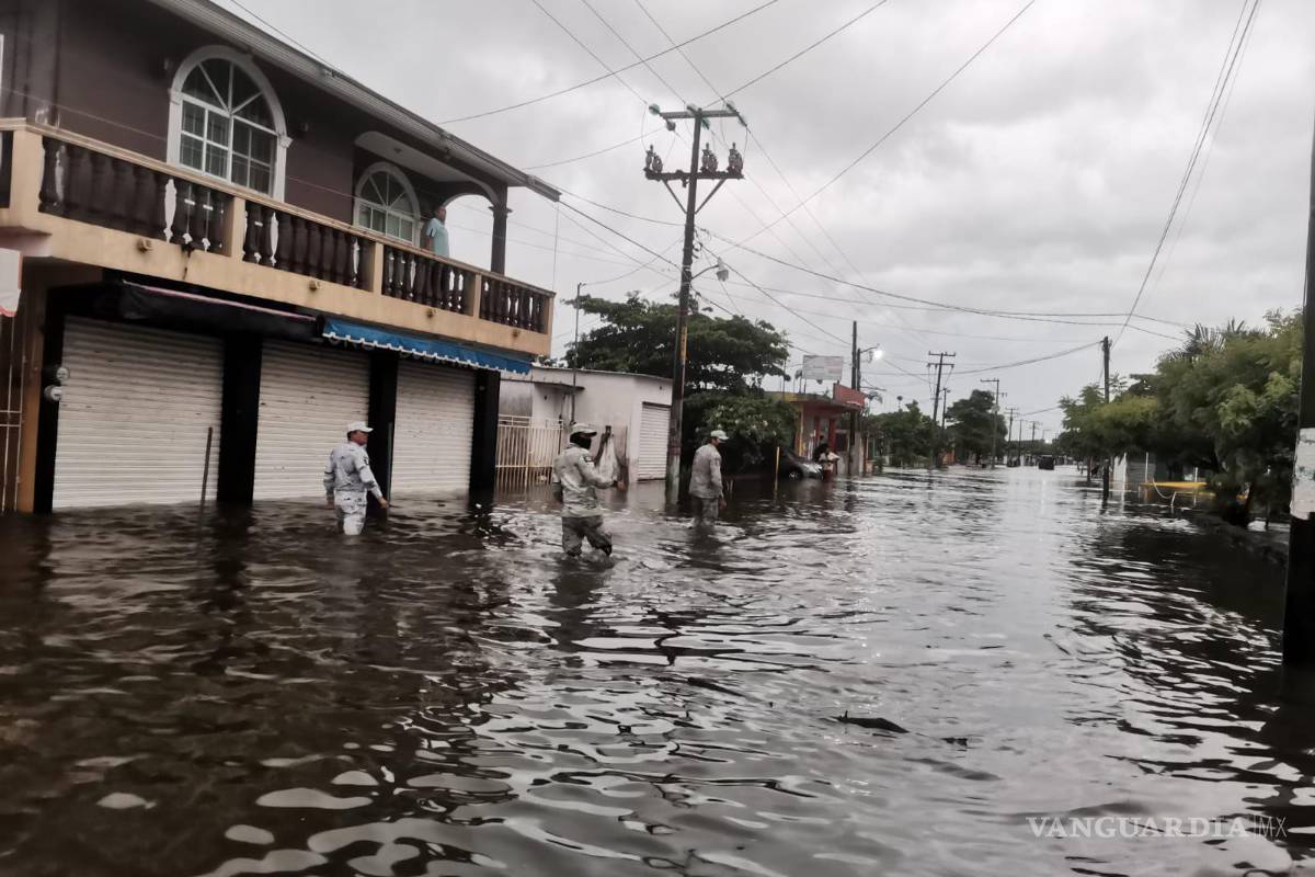 Más de 200 casas afectadas por lluvias en Veracruz