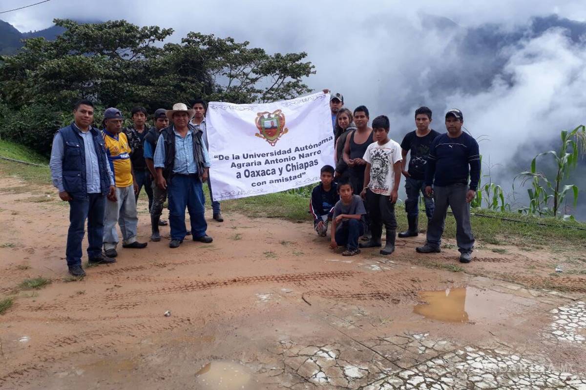 Viajan alumnos de la UAAAN hasta Oaxaca para entregar ayuda a damnificados