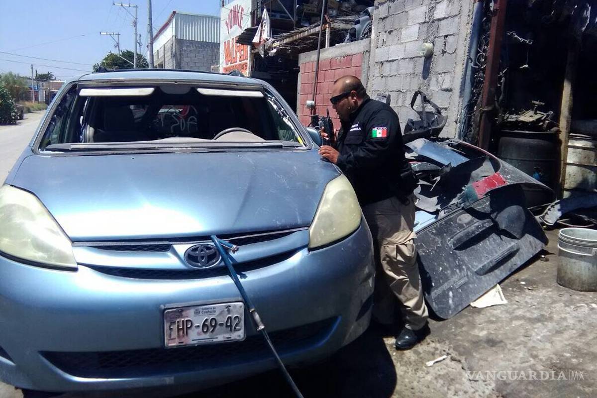 Autoridades clausuran yonke tras operativo de seguridad en Torreón