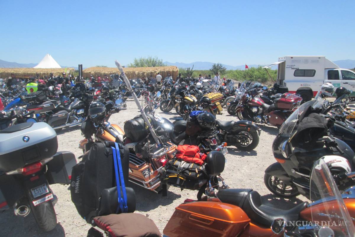 &quot;Bikers&quot; visitan Cuatro Ciénegas por el evento Rodando Coahuila 2017