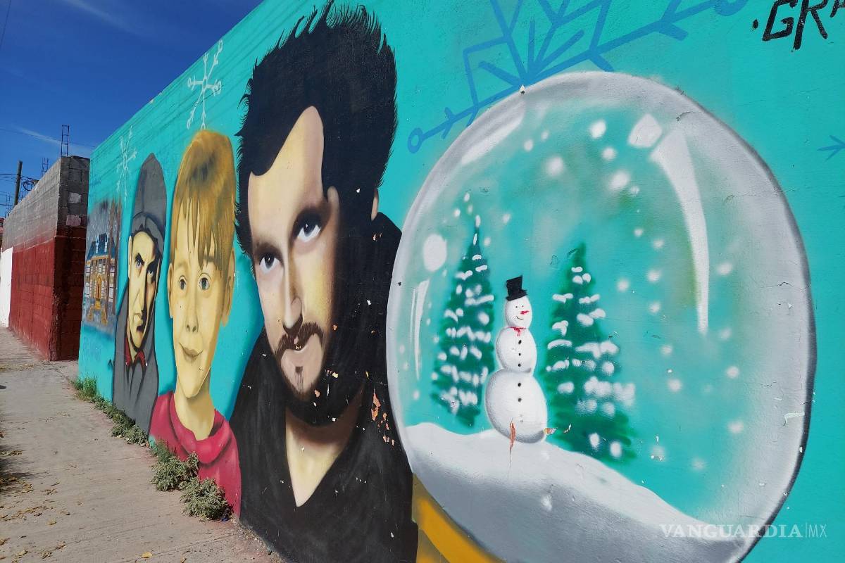 ‘Mi pobre angelito’ tiene su mural en una calle de Saltillo