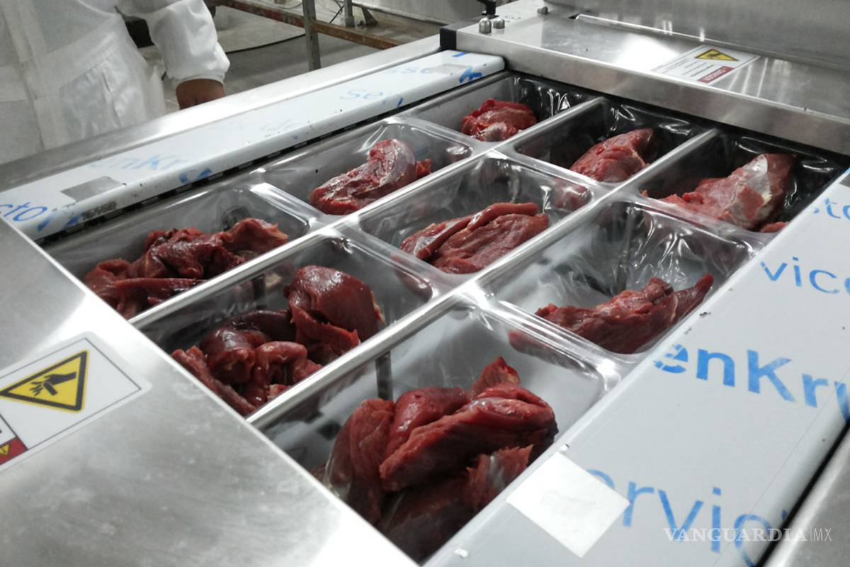 Roba 18 toneladas de carne en camión