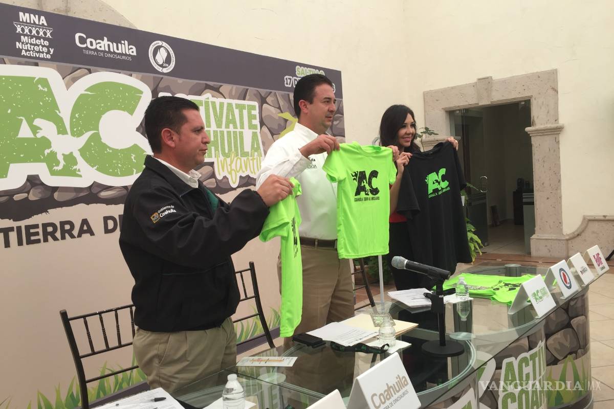 Anuncian carrera Actívate Coahuila Infantil