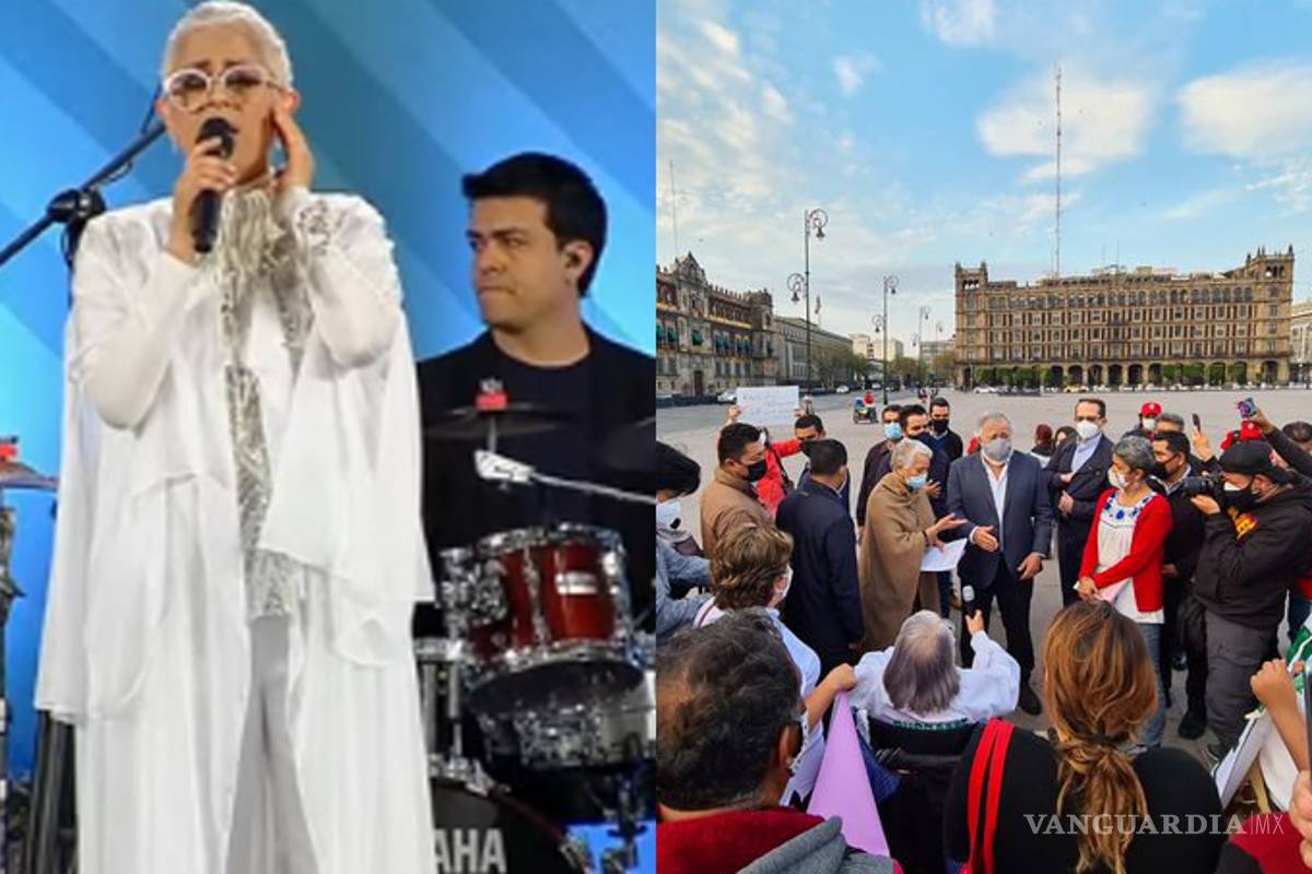 ¿Y nuestros hijos dónde están?.. mientras en Palacio Nacional hay alegría y música; afuera, madres de desaparecidos exigen justicia