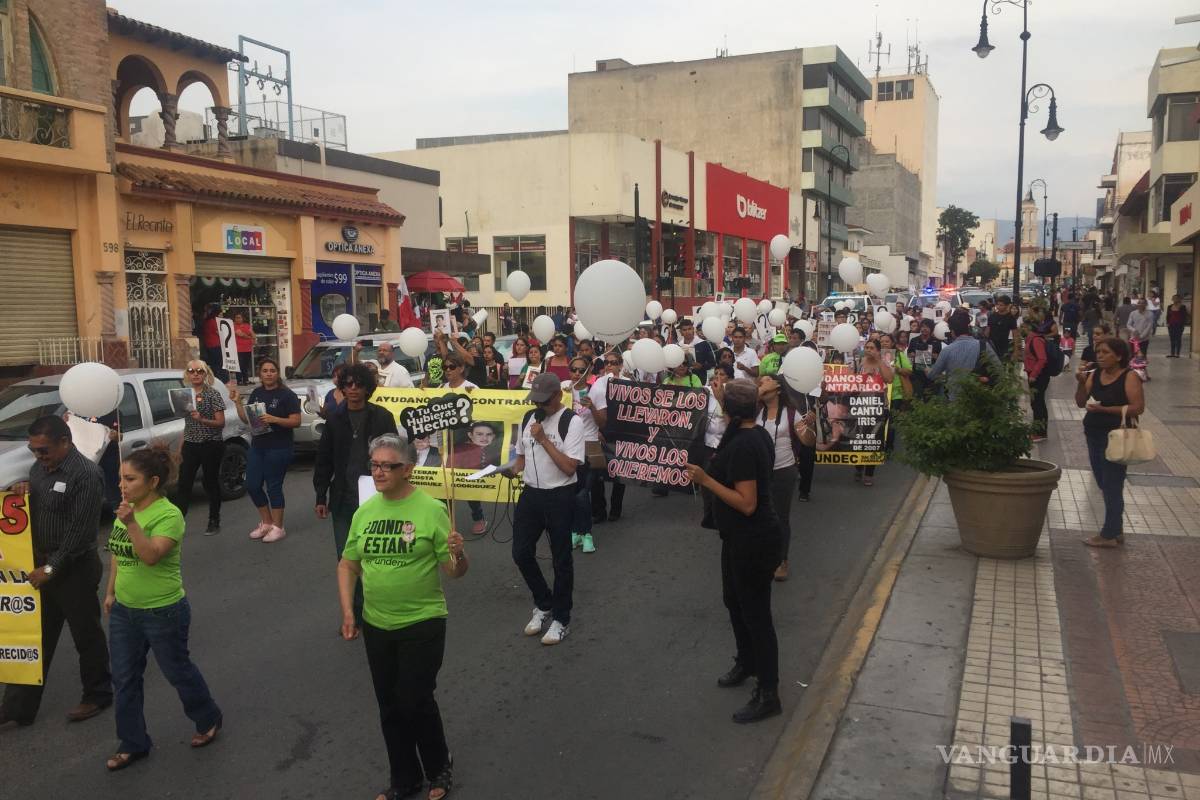 'Sigue habiendo corazones entristecidos': Marchan en Saltillo por los desaparecidos