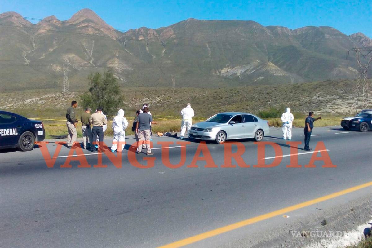 Asesinan a mujer en la carretera Saltillo-Monterrey