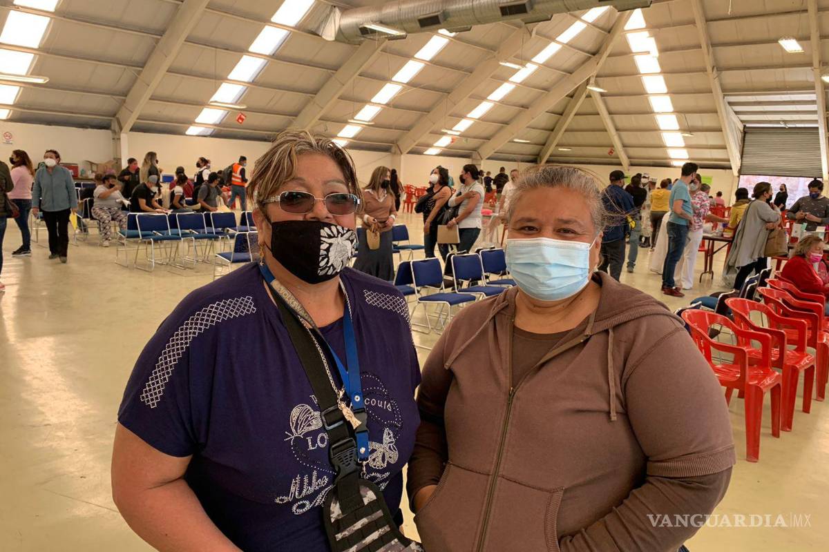 A sus 62 años fue por su primera dosis en Saltillo