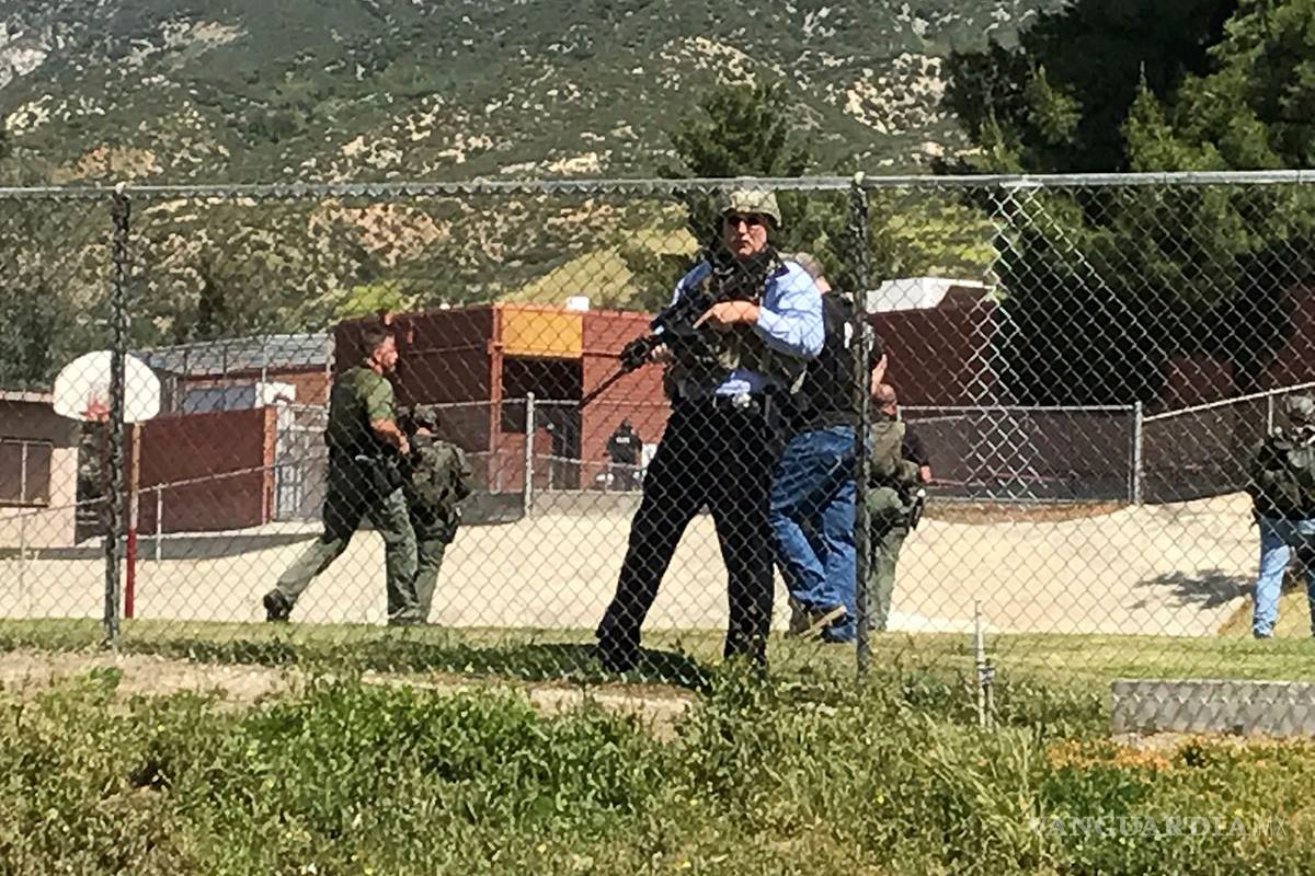 Otro tiroteo en San Bernardino, ahora en una escuela primaria; hay tres muertos