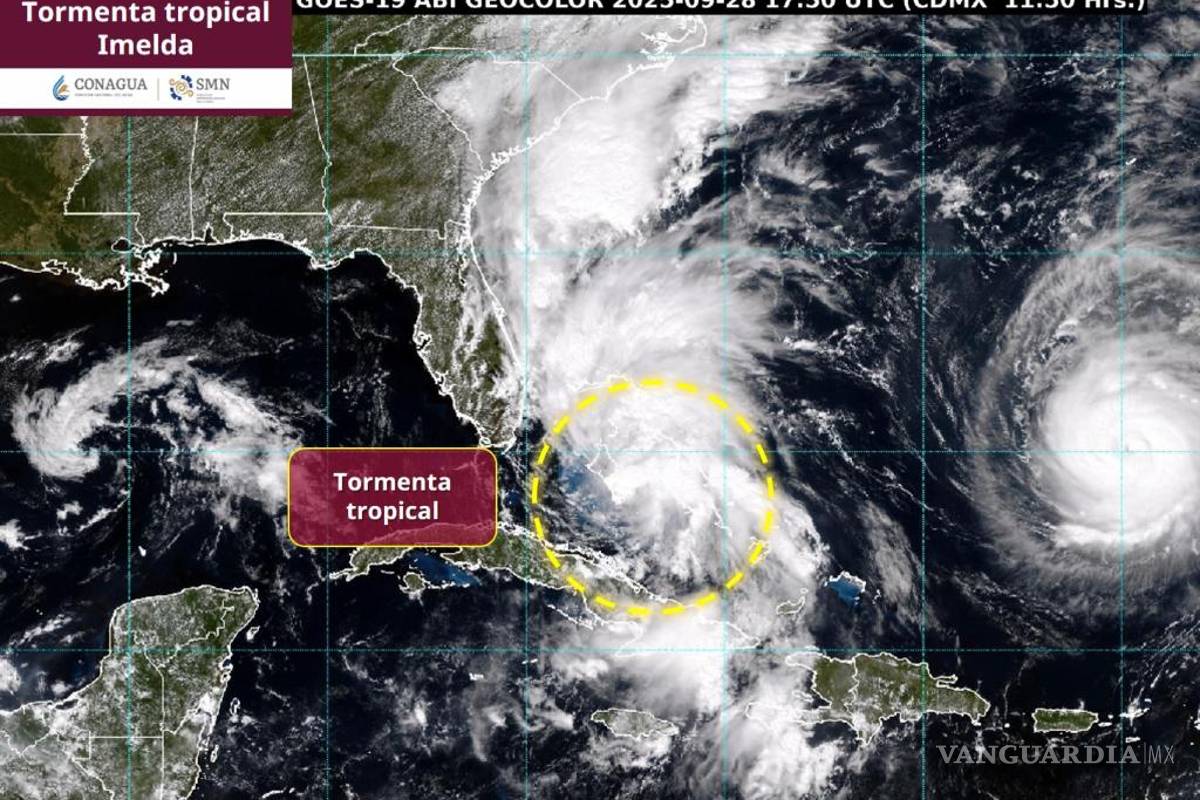 Tormenta tropical ‘Imelda’ se forma en el océano Atlántico