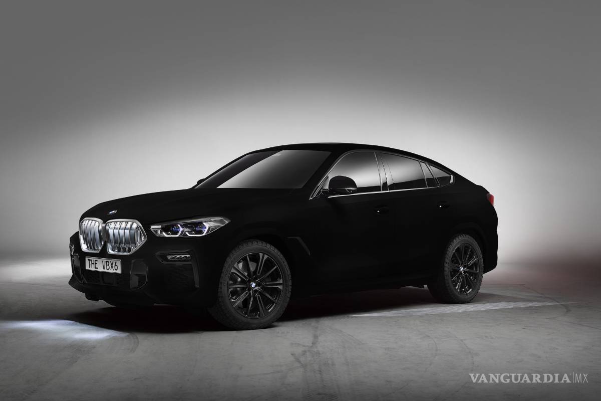 BMW X6 Vantablack, el auto color negro más oscuro del mundo