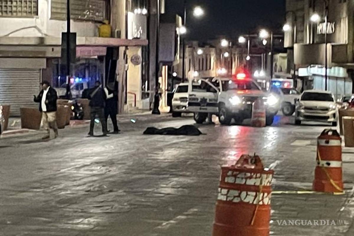 Hombre muere tras ser atropellado en Zona Centro de Saltillo