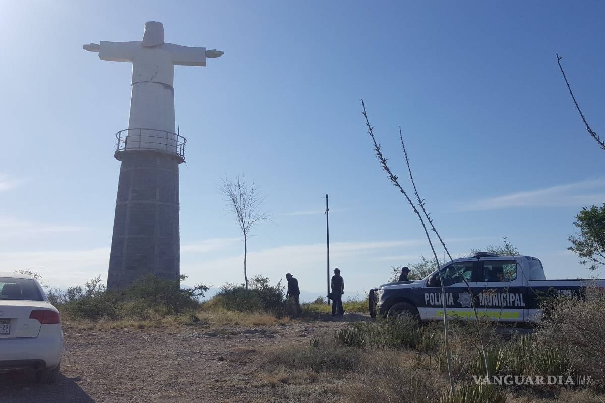 Balean y vandalizan Cristo del Consuelo en Monclova