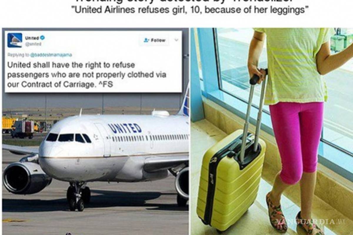 Prohíben abordar vuelo a dos adolescentes por usar leggings