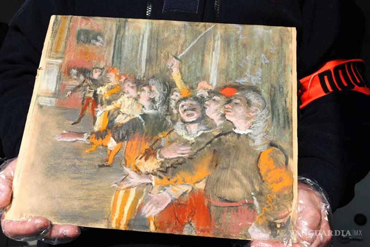 Encuentran cuadro robado de Degas en maletero de autobús