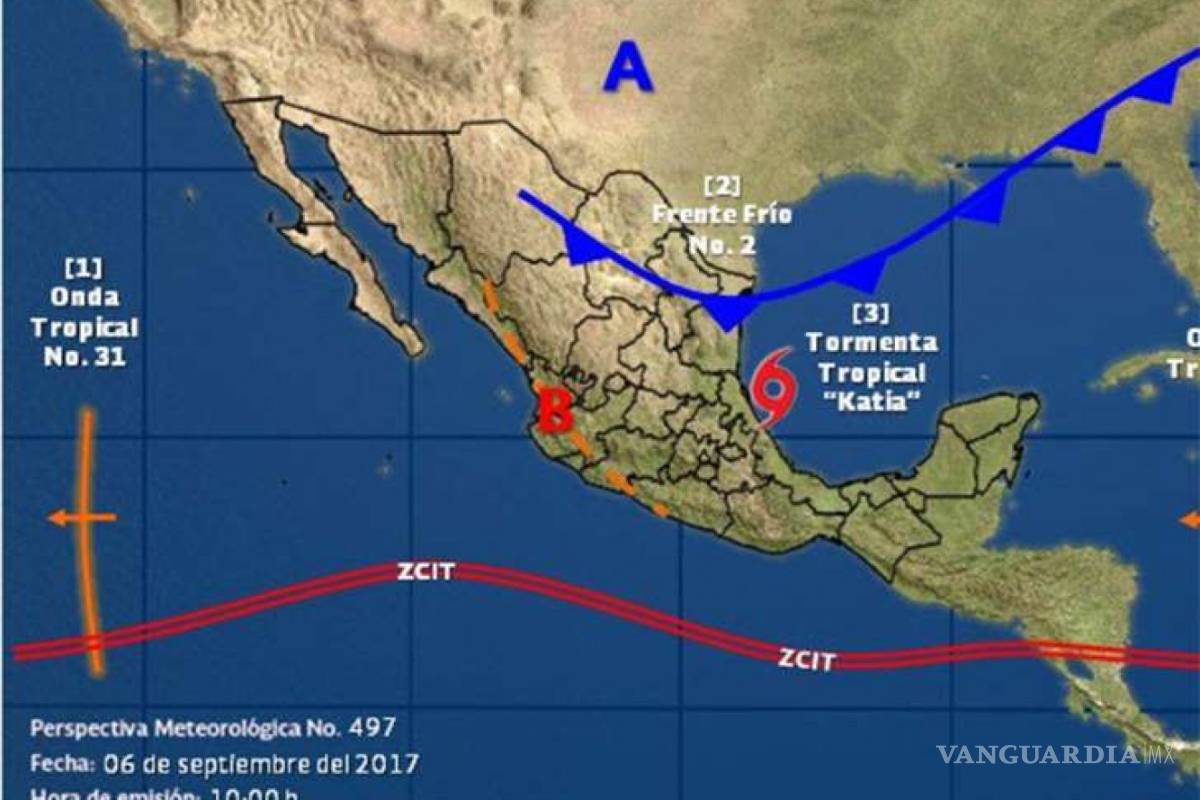 Pronostican llegada de frente frío para la primera semana de septiembre
