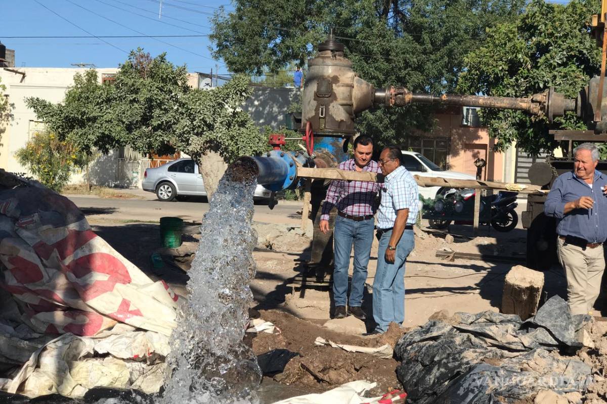 Nuevo pozo terminará con escasez de agua en el segundo cuadro de Torreón