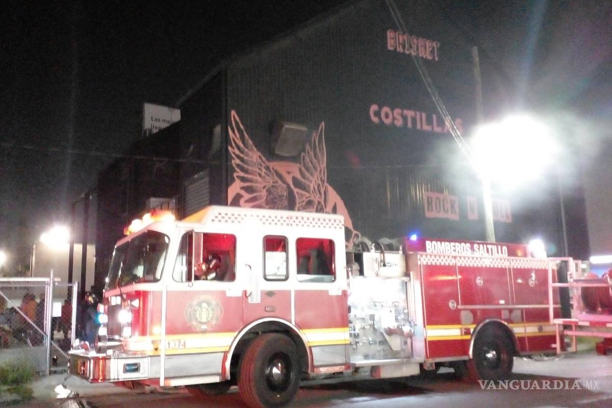 Se incendia restaurante al norte de Saltillo