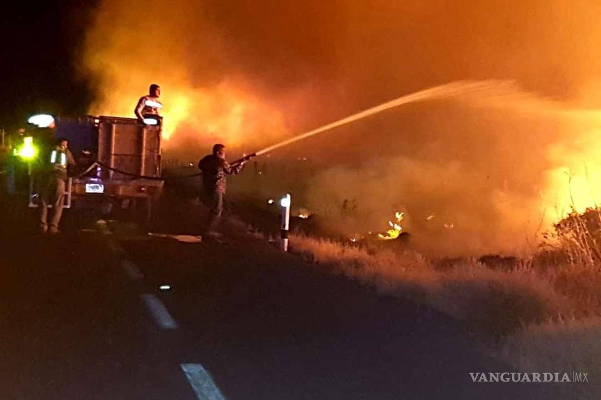 Incendio daña más de 20 hectáreas de pastizal del Área Natural Protegida de Cuatro Ciénegas
