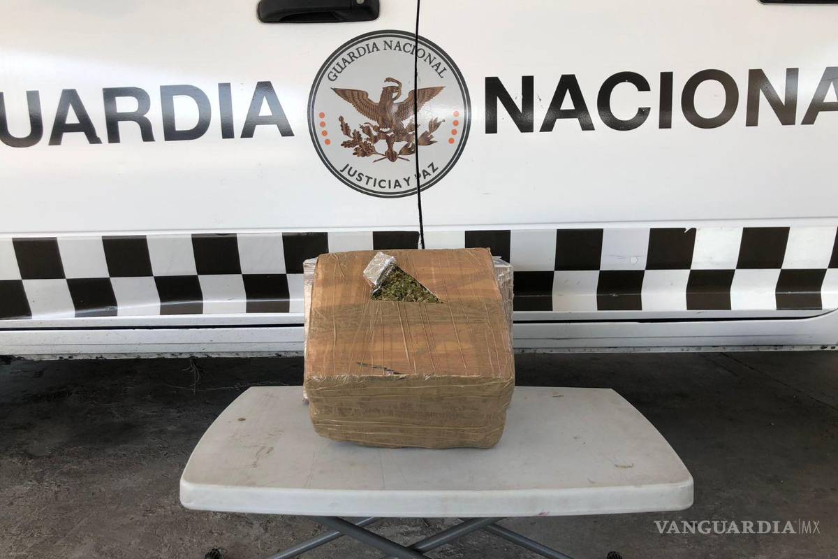 Realiza GN otro decomiso de droga en la ciudad de Torreón