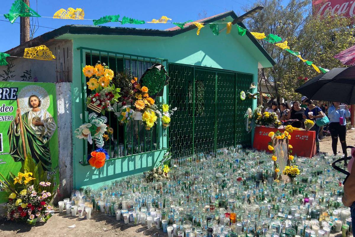 ‘San Juditas nos ayudó’: devotos expresan su fe y agradecimiento en Ciudad Frontera (video)