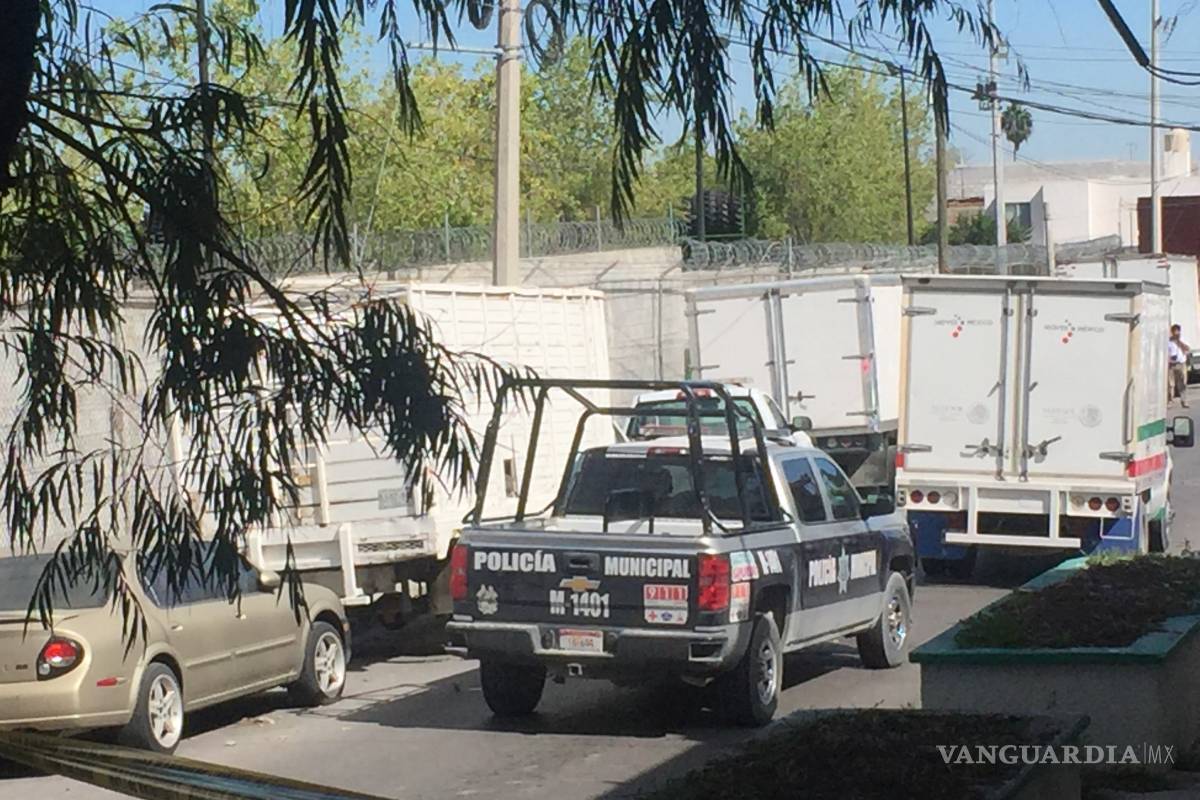 Realizan decomiso de droga a camión de 'Mover a México' en Saltillo