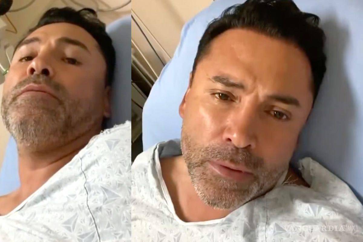 Oscar de la Hoya es hospitalizado tras contagio de COVID-19