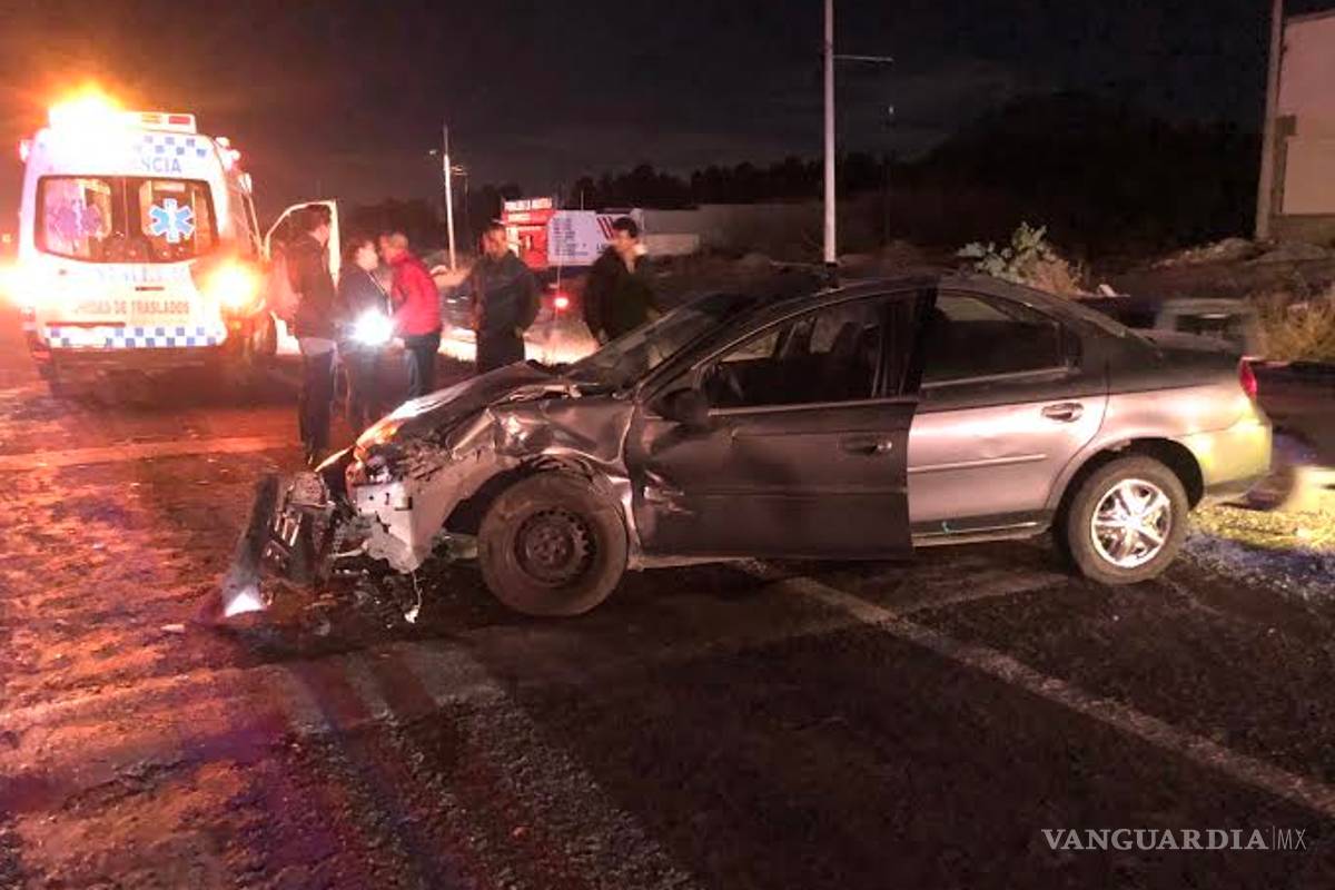 Conductor ebrio causa accidente en la carretera a Zacatecas