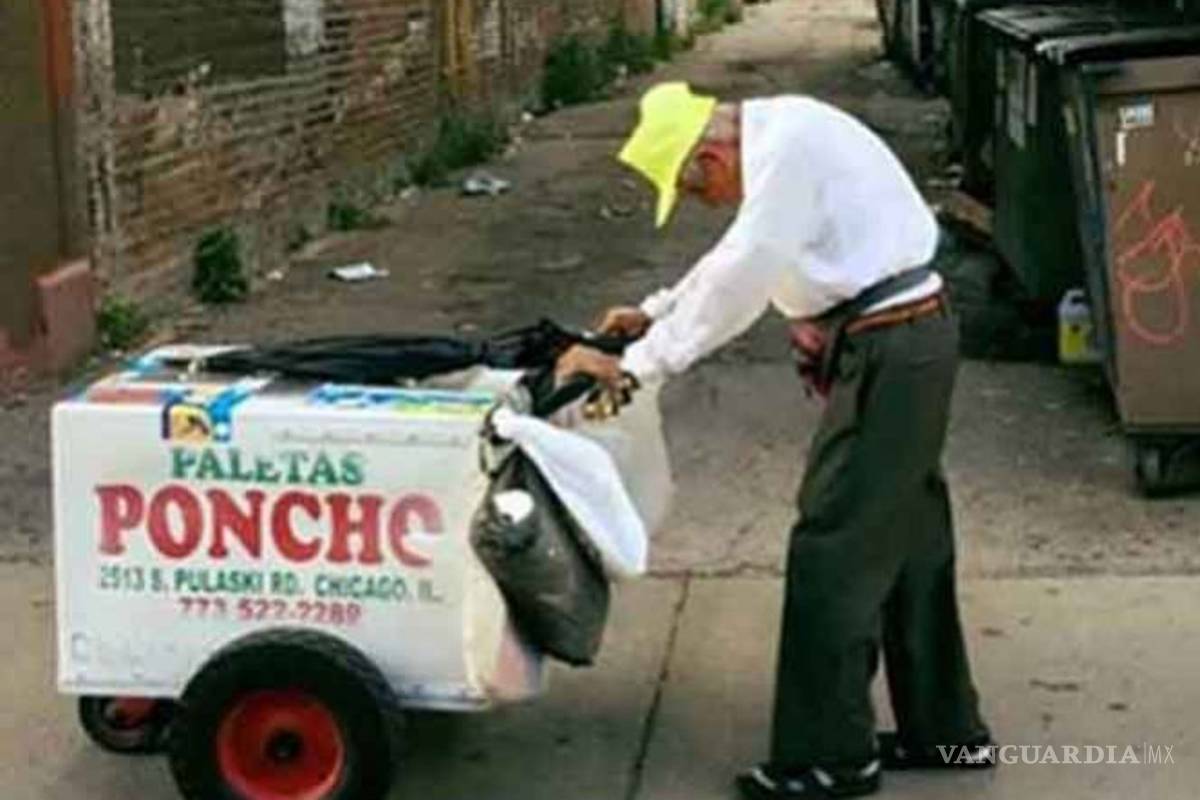 Paletero mexicano conmueve en redes; se niega a jubilarse