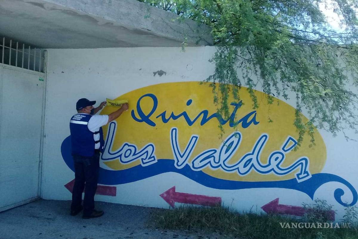 Clausuran nueve balnearios el Día del Padre en Monclova