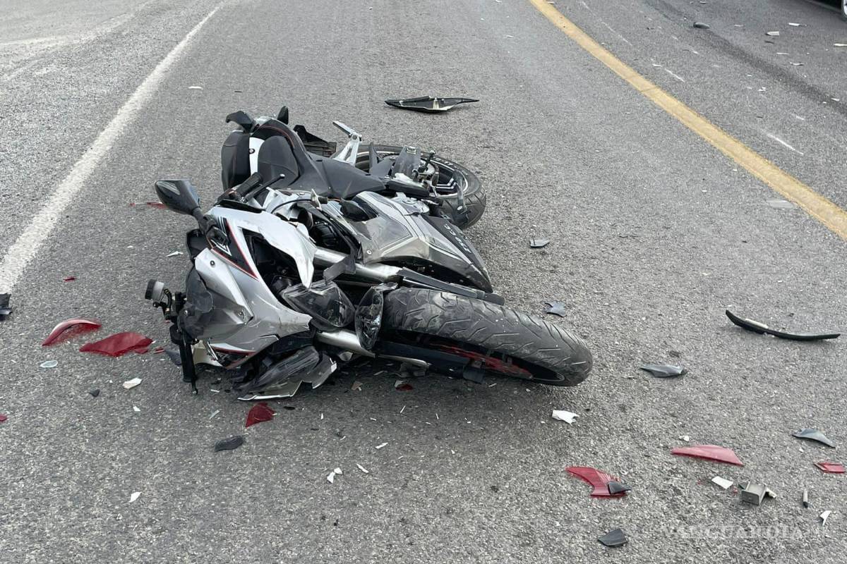 Muere motociclista tras ser atropellado en la carretera a Monclova