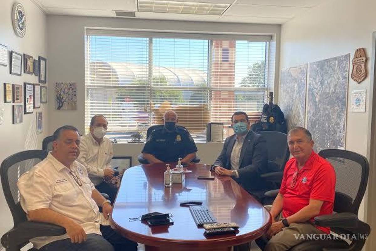 Se reúnen autoridades de Eagle Pass, Texas y PN; abordan temas de importancia para ciudades fronterizas