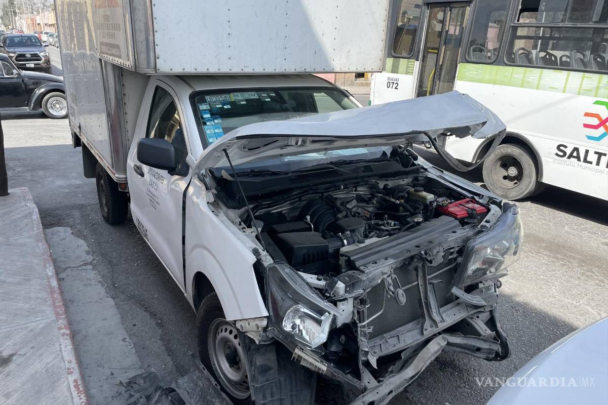 Chocan en Zona Centro de Saltillo tras no ceder el paso