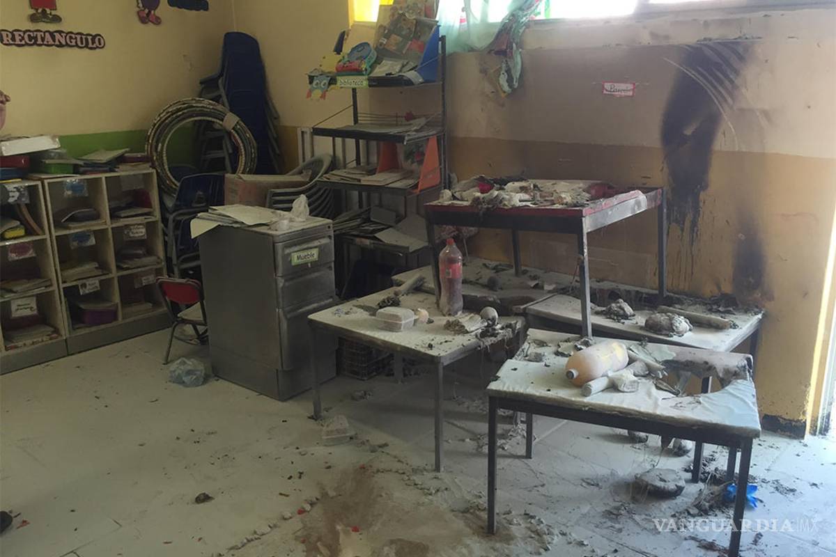Altar de muertos provoca incendio en kínder de Sonora