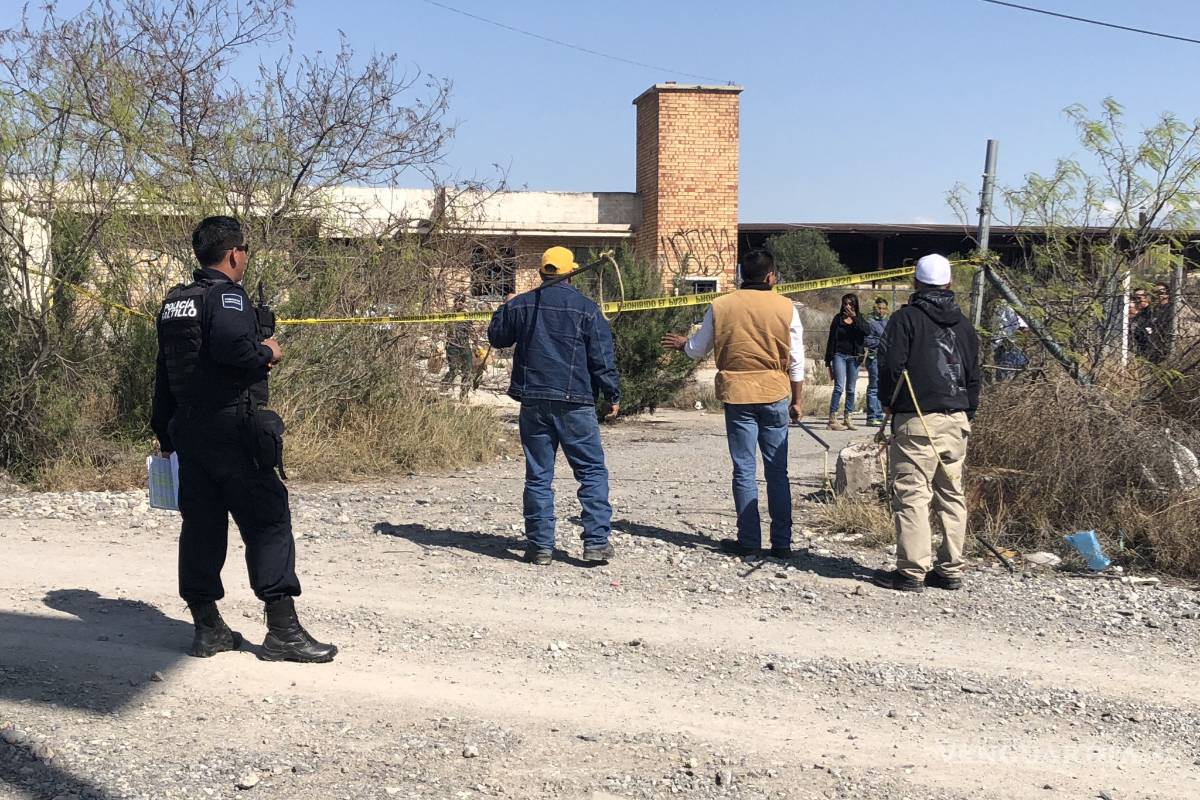Encuentra cadáver en un predio abandonado de Saltillo