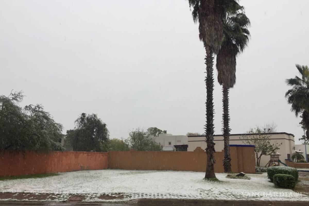 $!Cubre aguanieve en Piedras Negras; piden extremar precauciones