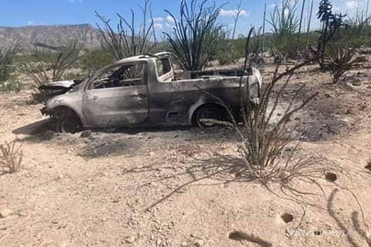 $!La única evidencia física tangible que se ha encontrado hasta el momento es su camioneta en la que se transportaba, la cual se encontró totalmente incendiada.