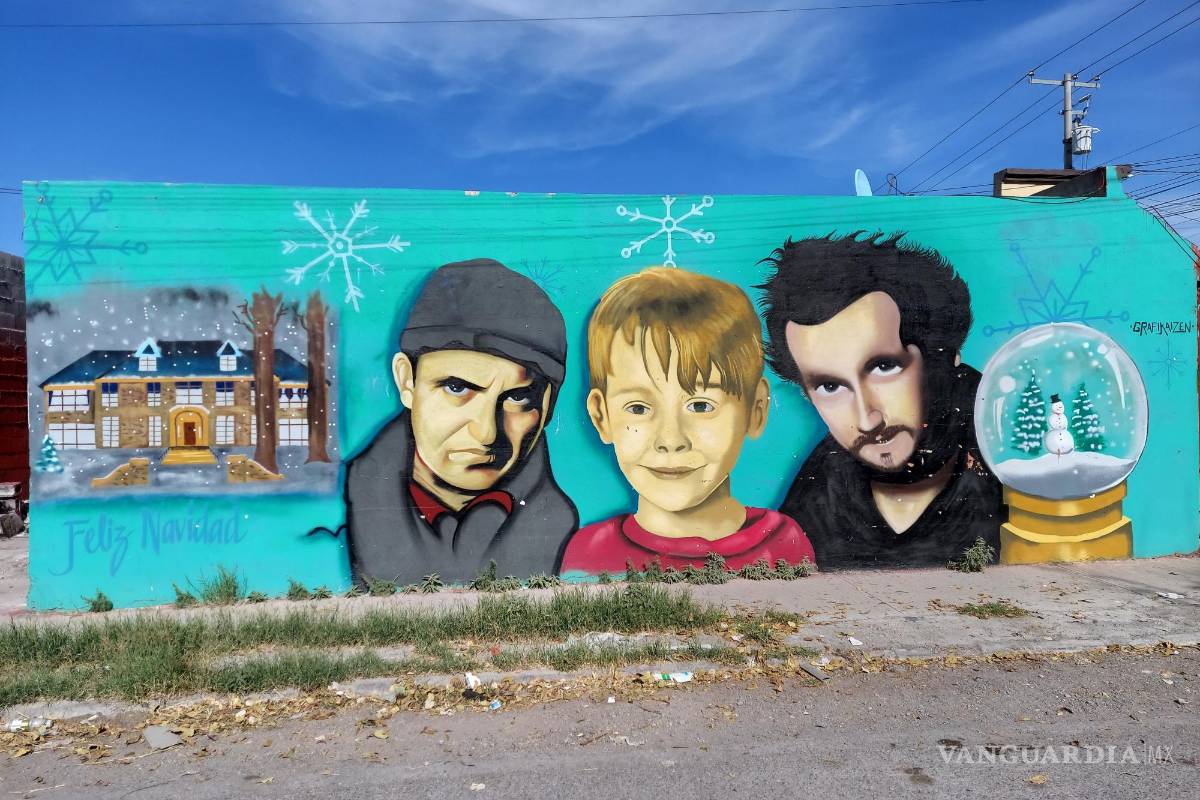 ‘Mi pobre angelito’ tiene su mural en una calle de Saltillo