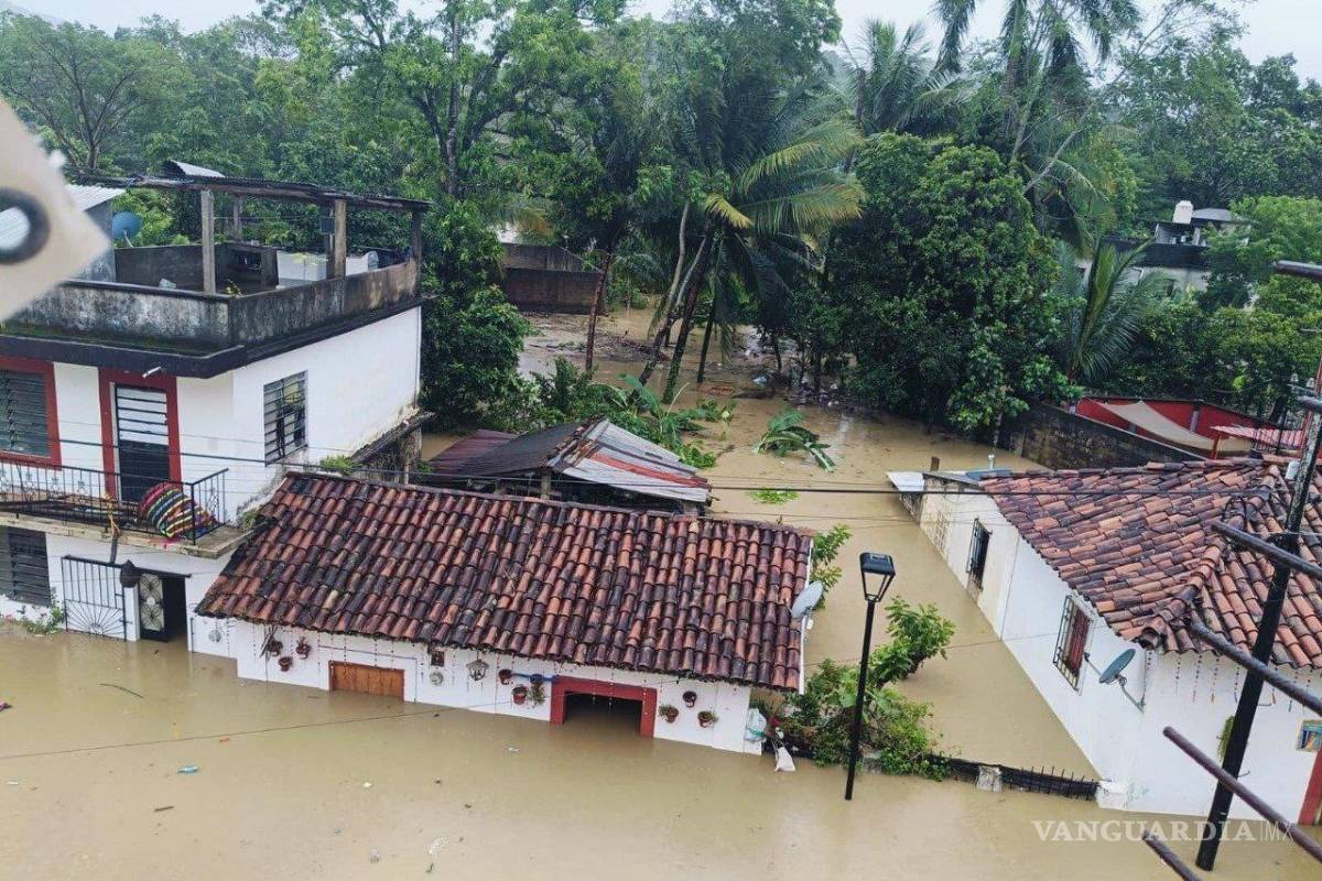 ‘Nadine’ dejó miles de casas inundadas y damnificados en Tabasco y Veracruz