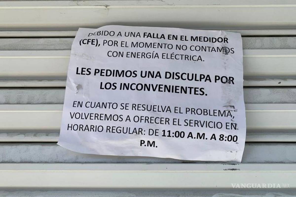 $!Comerciantes de la Zona Centro denunciaron cortes de luz injustificados y fallas prolongadas en el servicio de energía eléctrica.