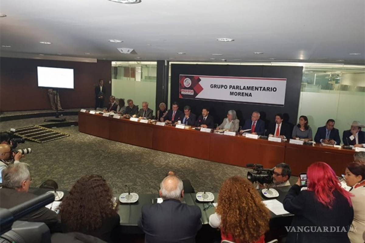 Ebrard y Seade se reúnen con senadores de Morena