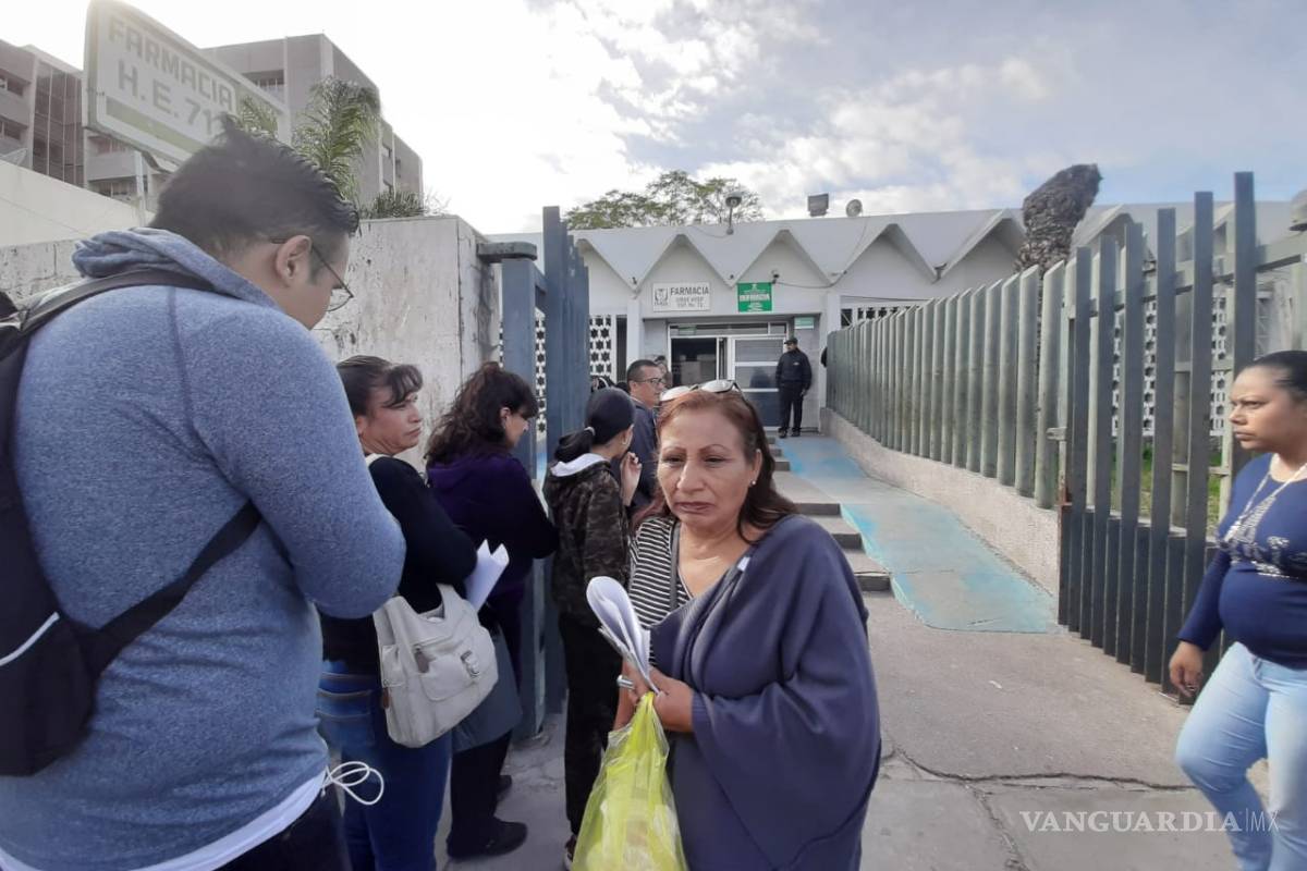 Por un supuesto robo suspenden entrega de medicinas en la 16 del IMSS en Torreón