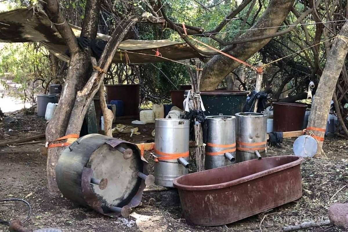 $!En Sonora aseguran el ‘narcolaboratorio’ más grande del sexenio de AMLO